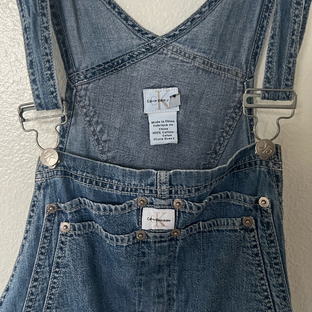 Calvin Klein Women's Blue Denim Overalls